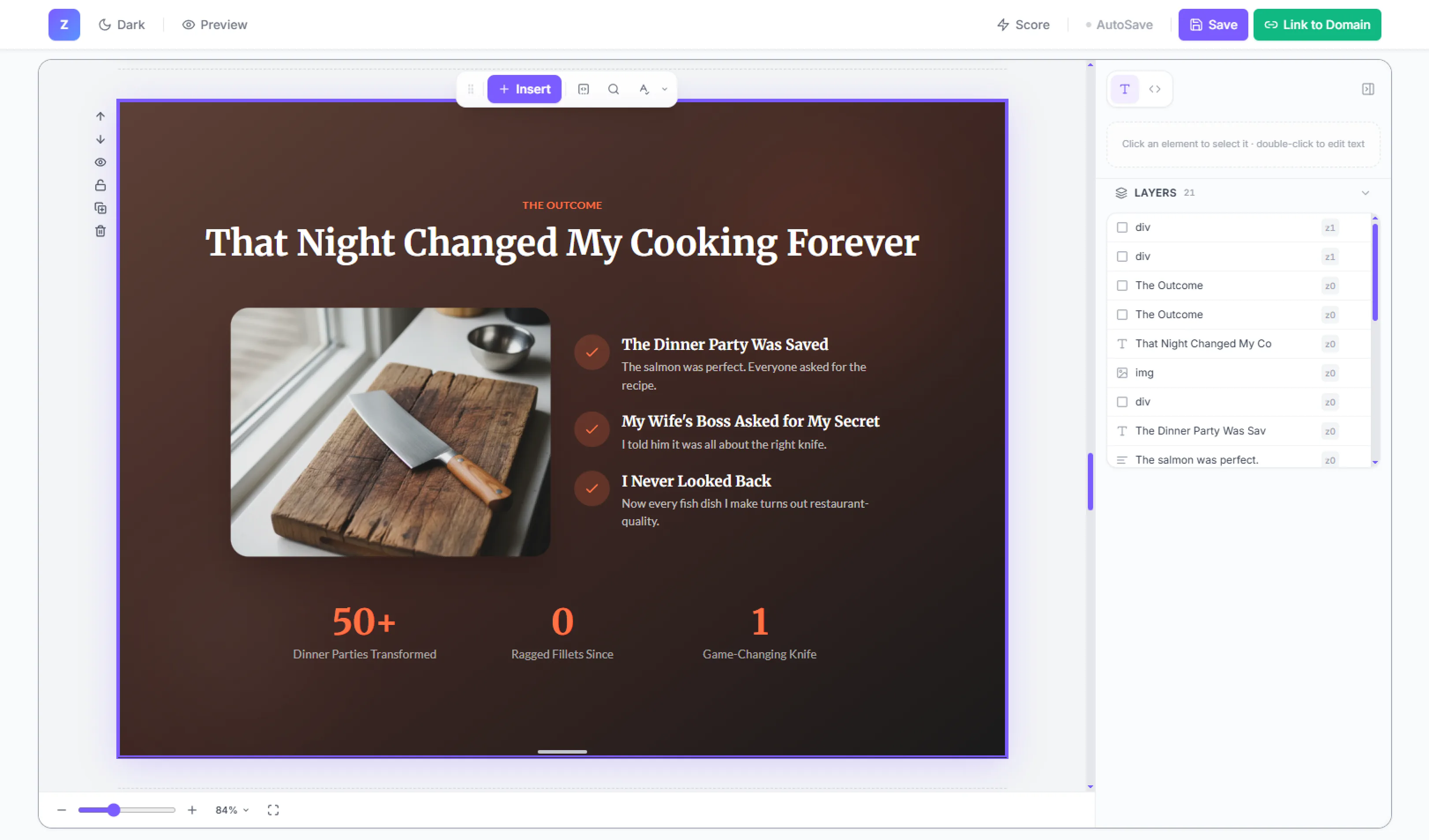 Editor default state