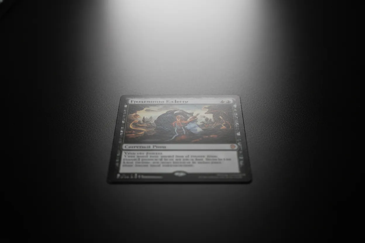 Confused beginner looking at cards
