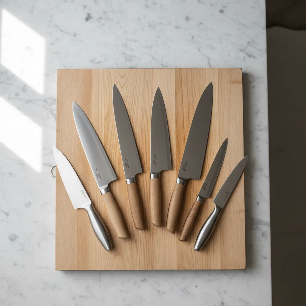 Knife set view 3