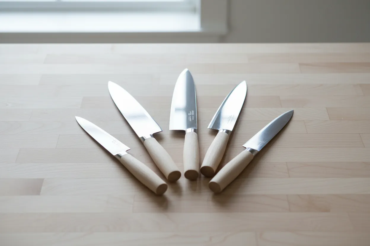 Messy uneven cuts with dull knife