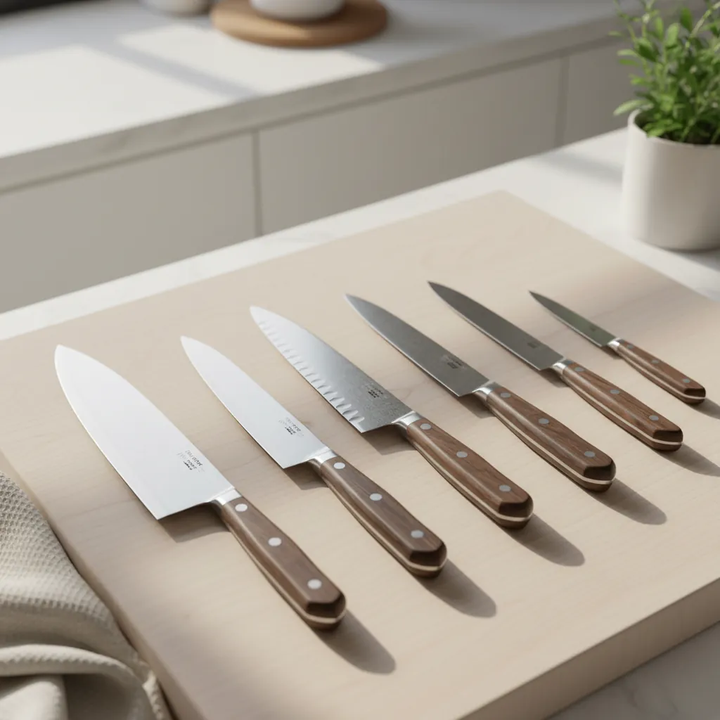 Knife set view 2