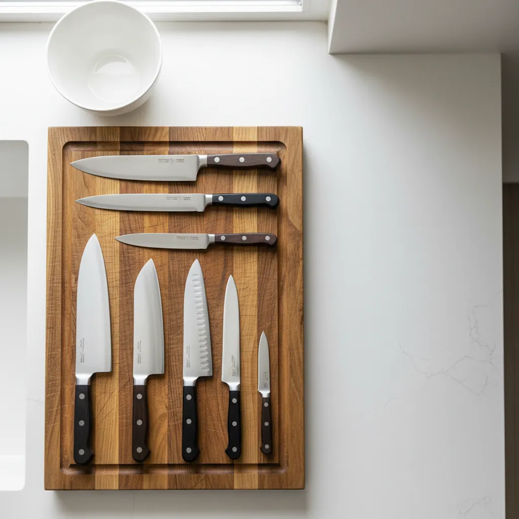 Knife set view 4