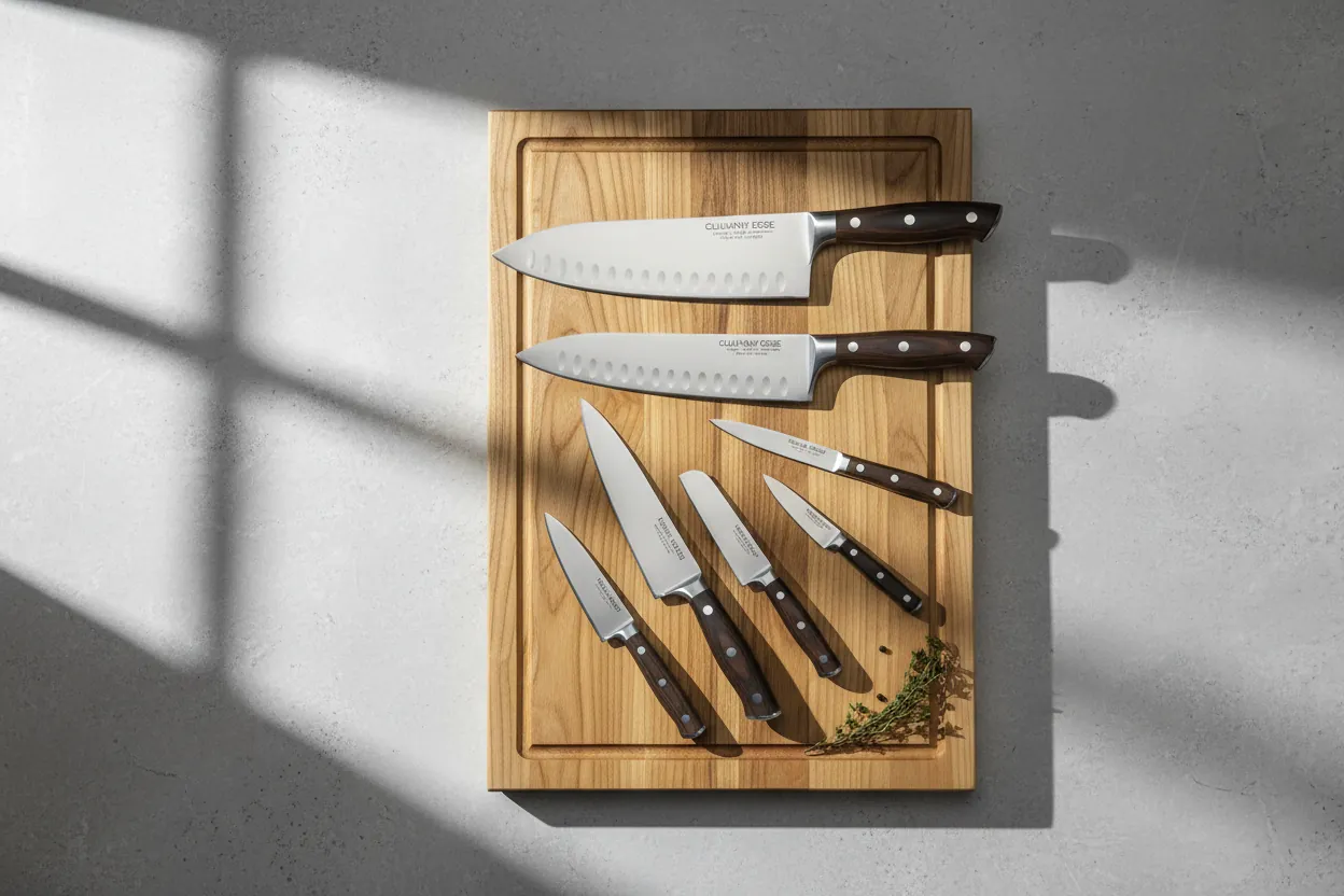 Perfect clean cuts with sharp knife