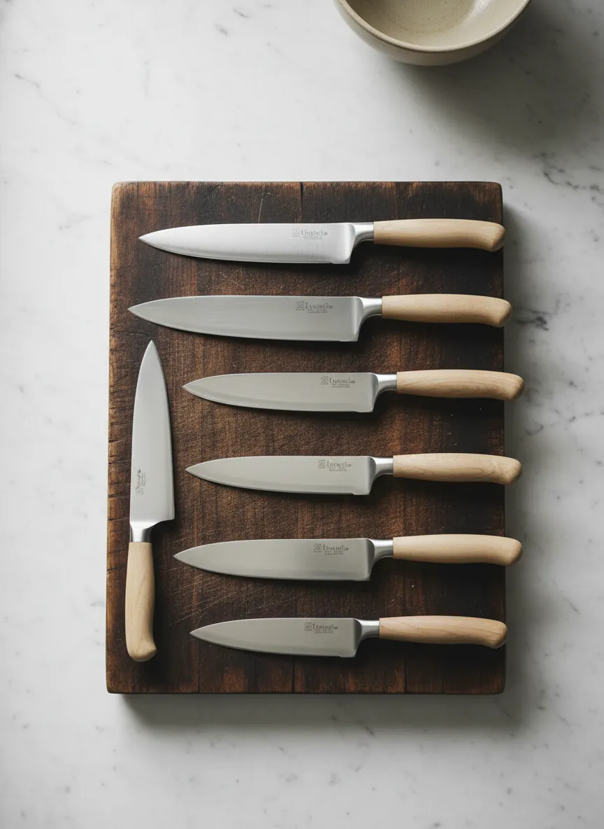 Knife cutting chicken