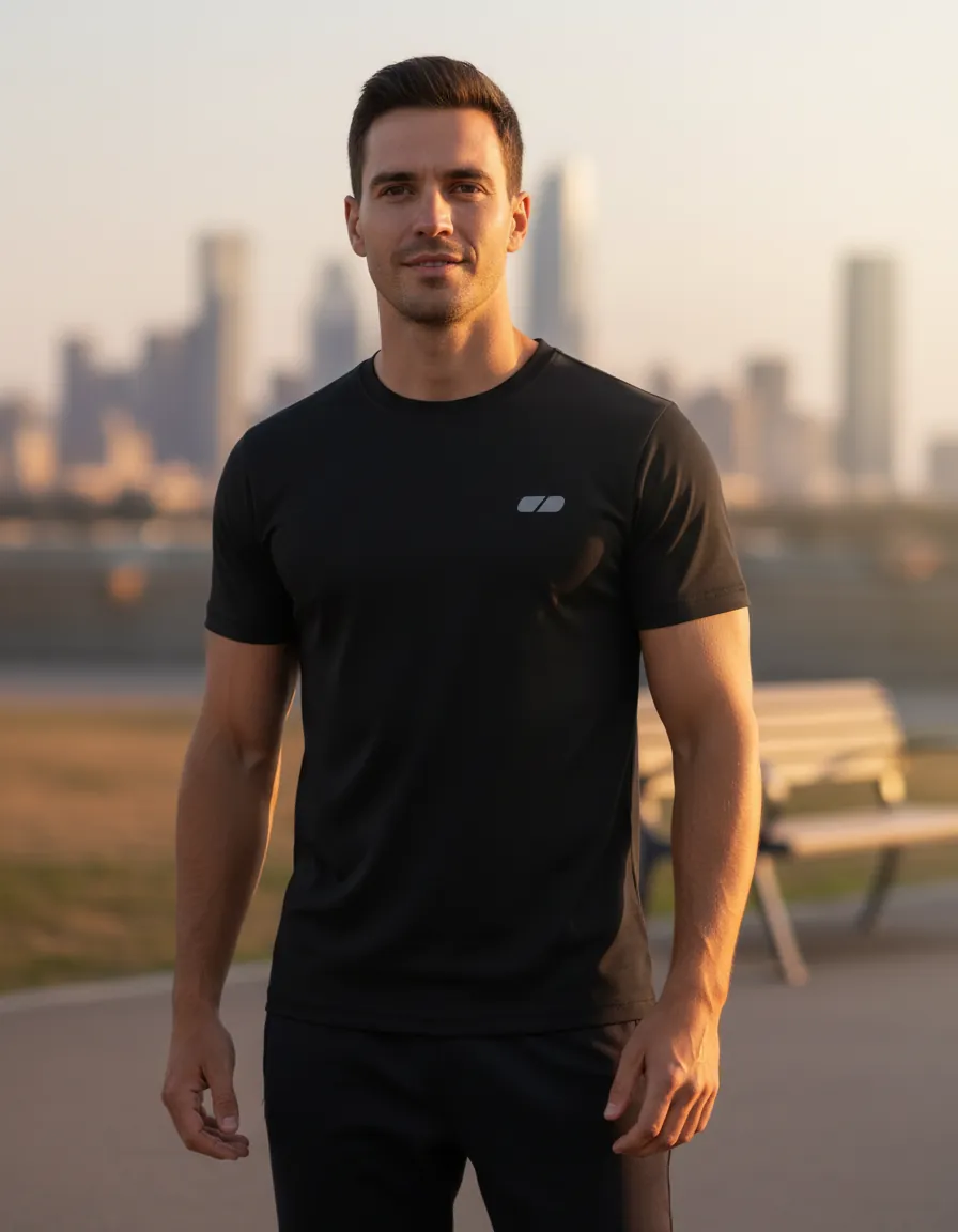 10 PM Noir Black Tempo T-Shirt Product