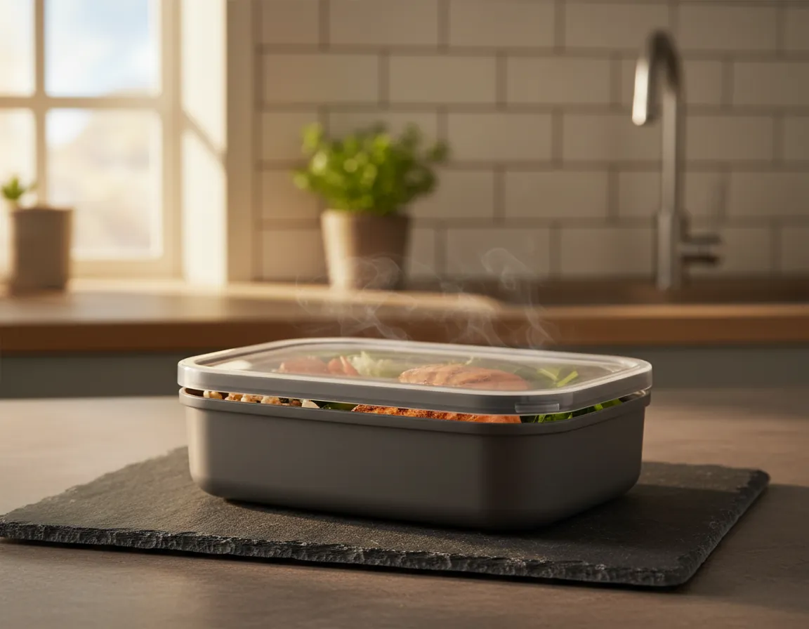 Bento Box organized compartments