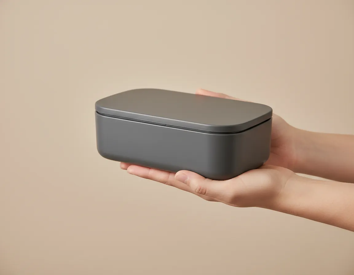 Bento Box with hot steam rising