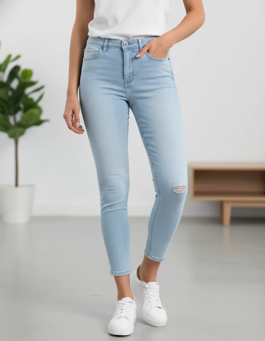 Weekend casual styling with jeans