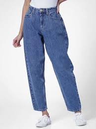 Vintage Chino Wideleg Fit High Rise Jeans - Blue