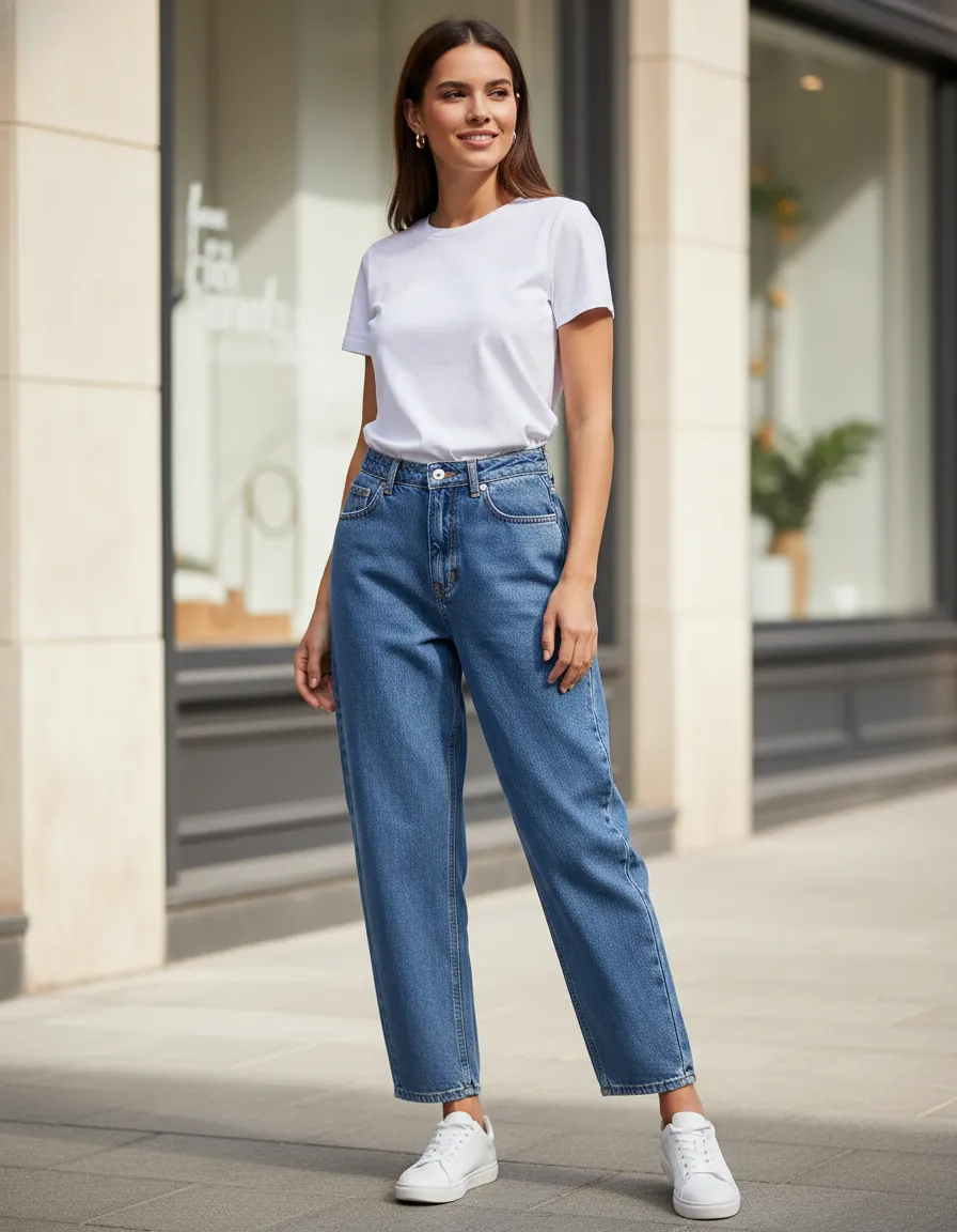 High-rise waist detail