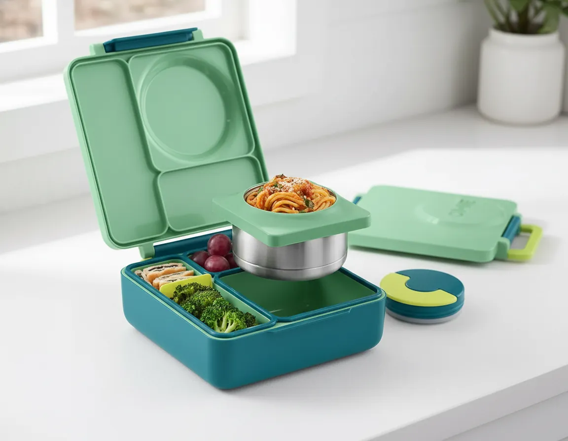 Bento Box with hot food