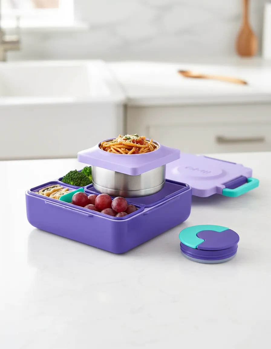 Student with Bento Box