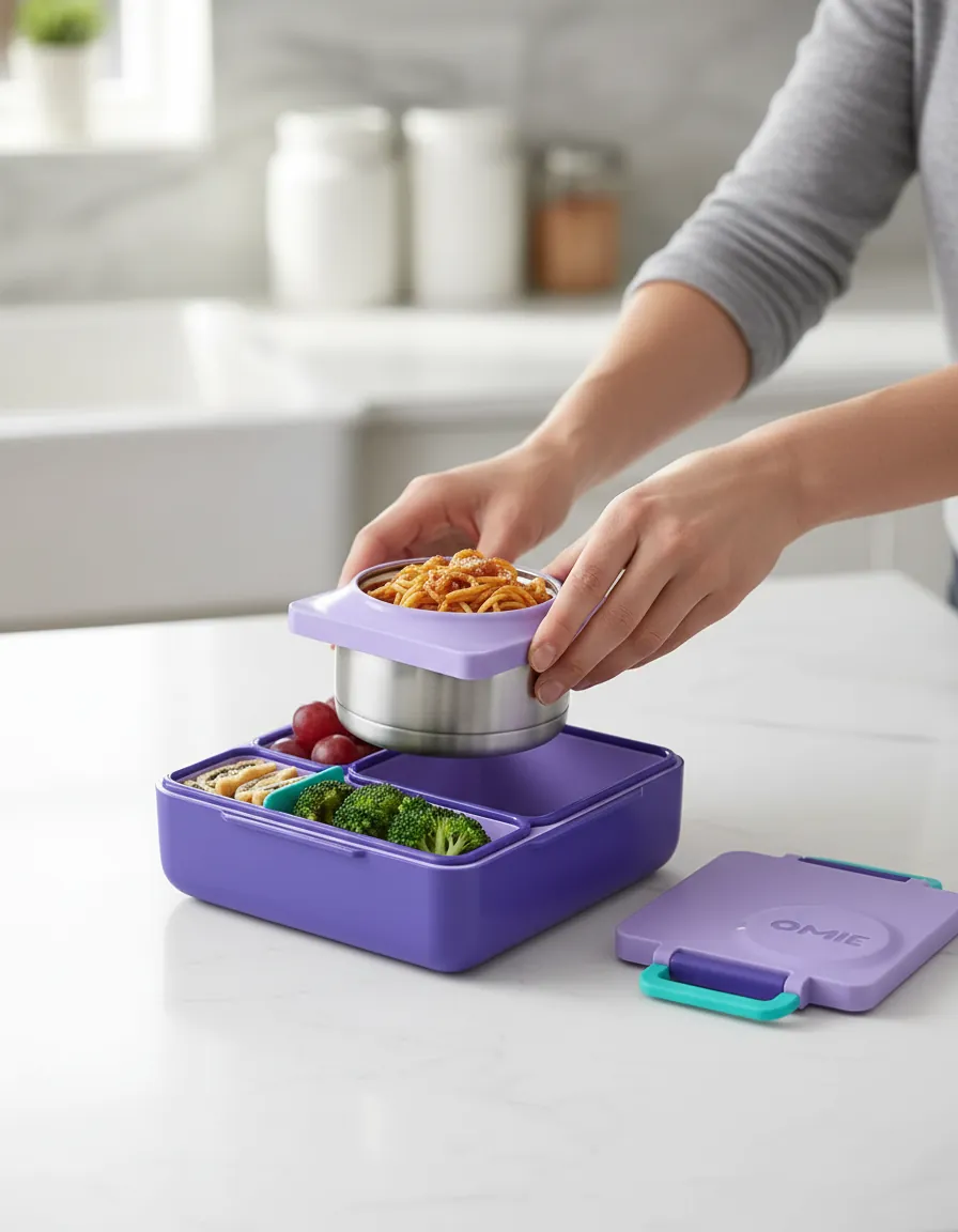 Parent packing lunch