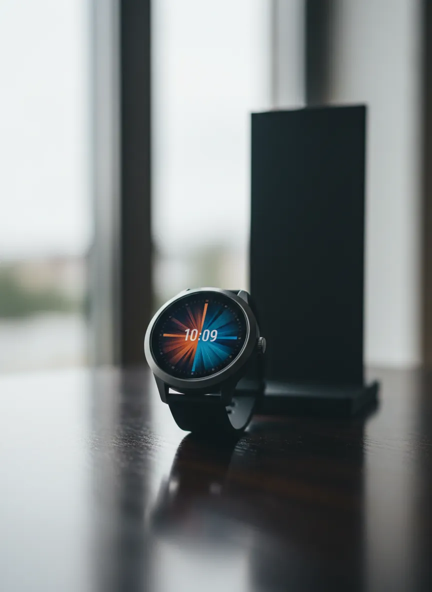 Side profile of ColorFit Pulse 4 Max smartwatch