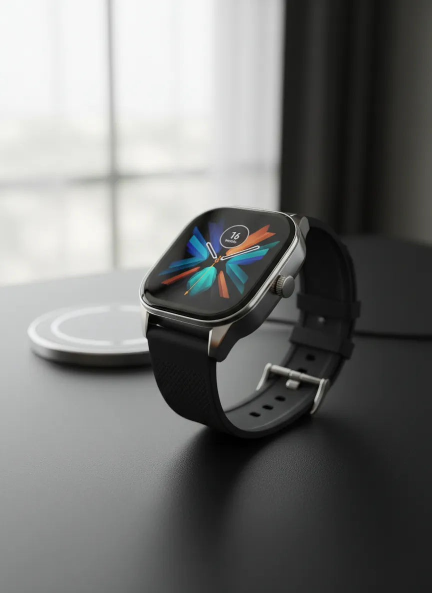 Lifestyle shot of person wearing ColorFit Pulse 4 Max