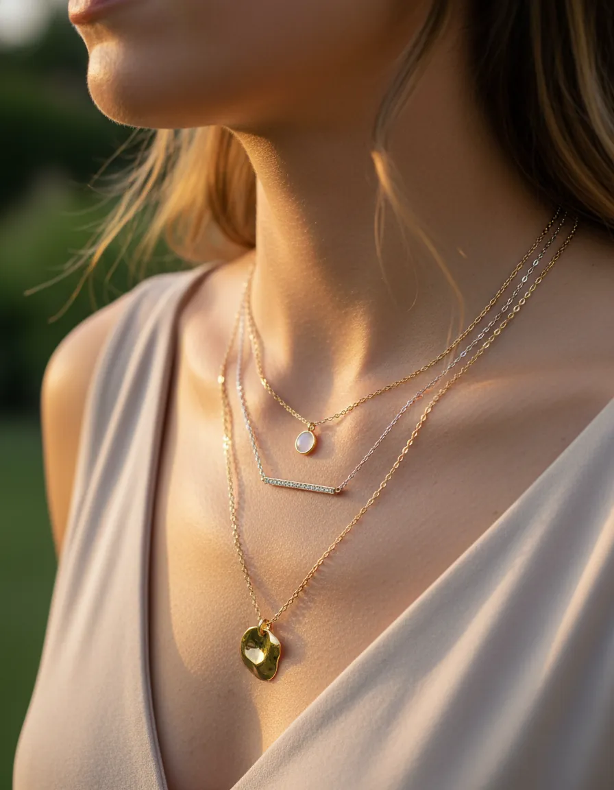 Basic single necklace