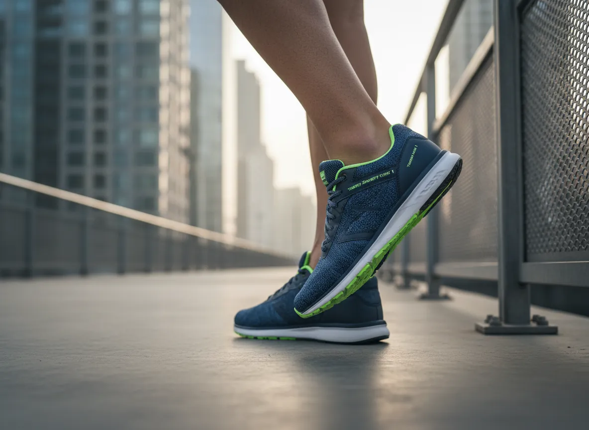 Traditional heavy running shoe