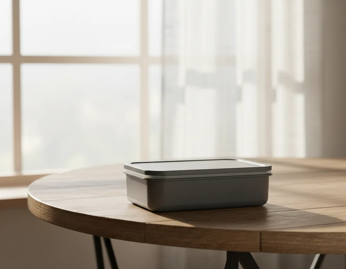 Professional enjoying hot lunch at desk
