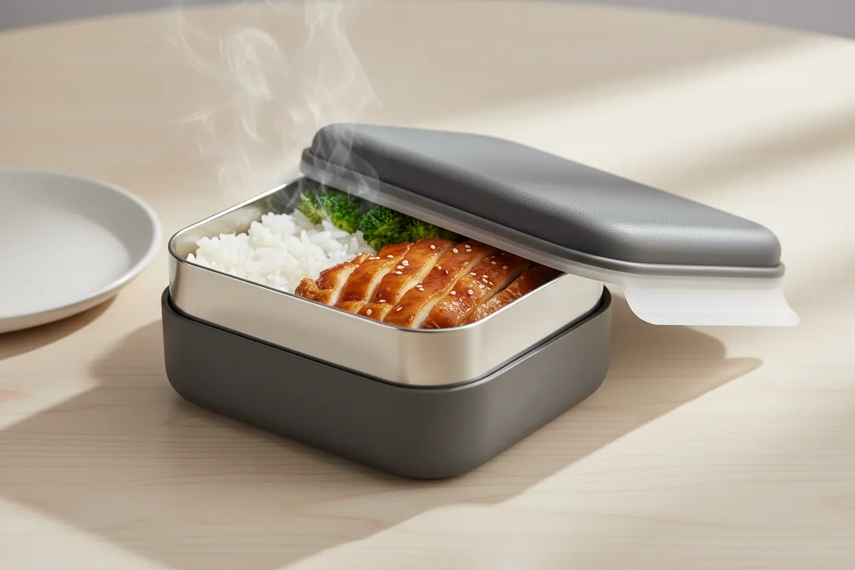 Packing fresh food into Bento Box