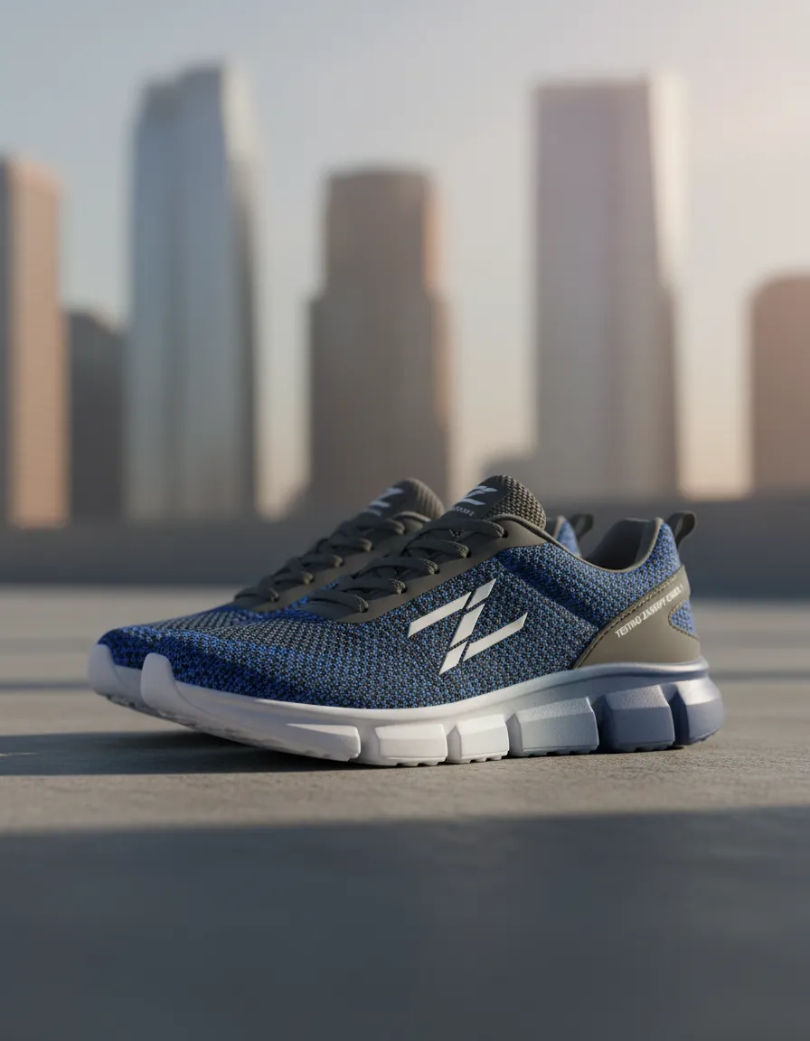 Runner in urban setting