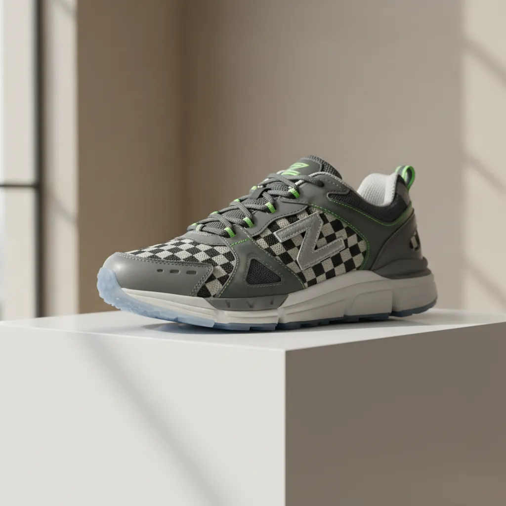 Technical illustration of Zanopy shoe construction with Air Tech cushioning