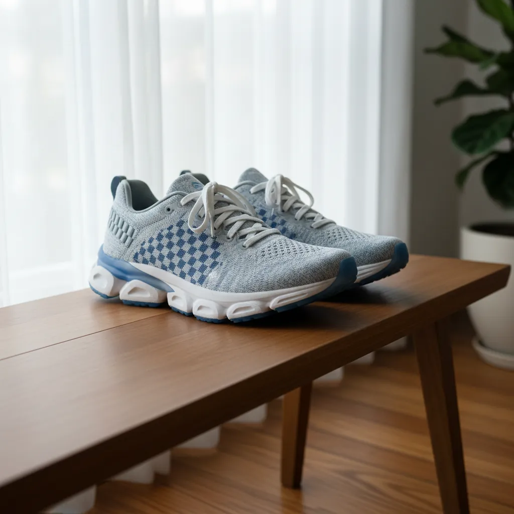 Athlete on running track