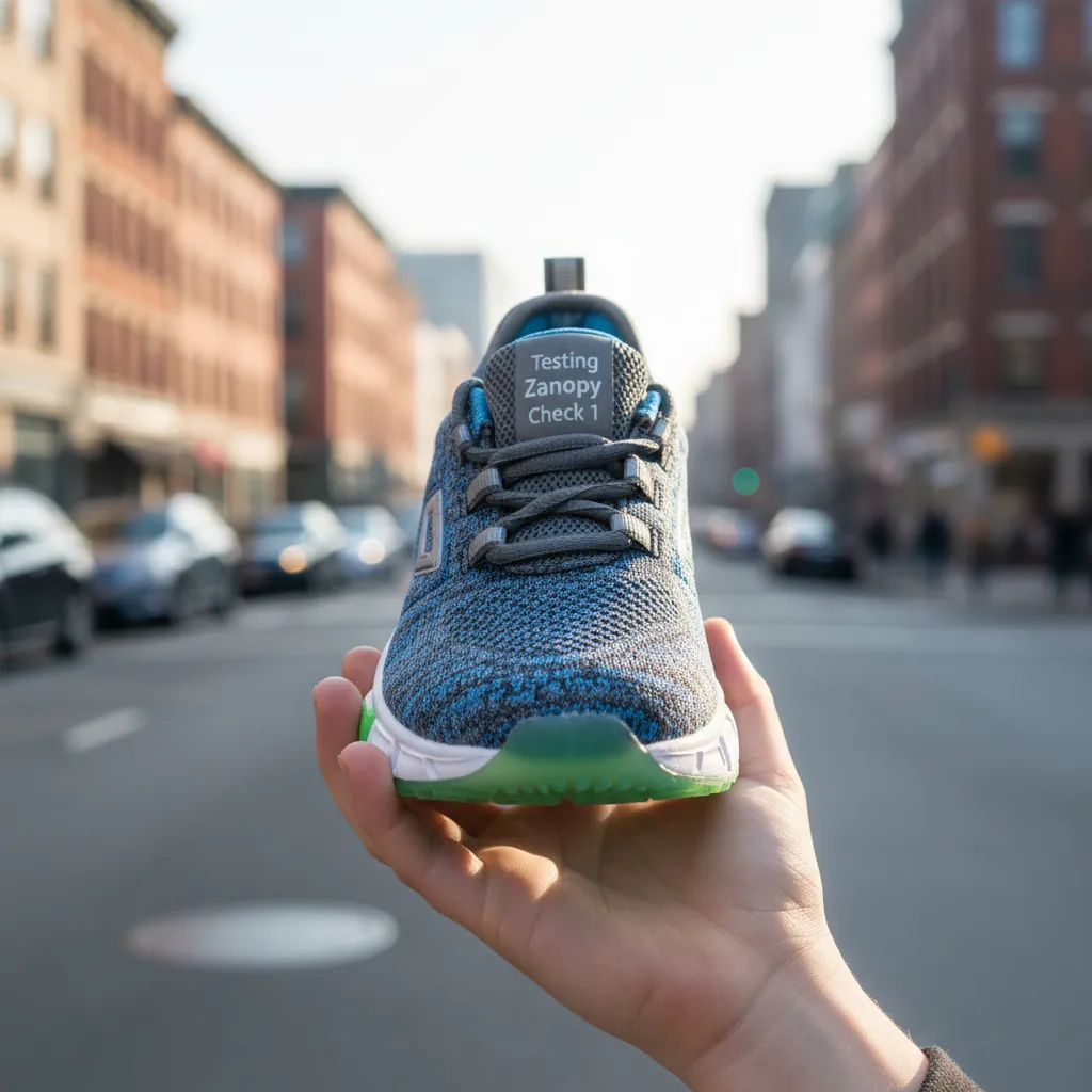 Runner in park at sunrise