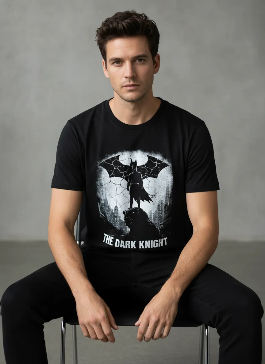 Dark Knight Graphic Tee Main Image