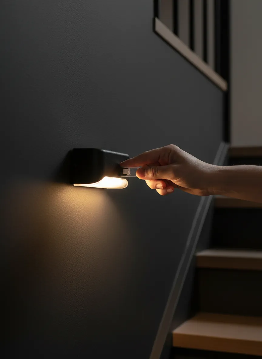 Staircase Lamp Angle 2