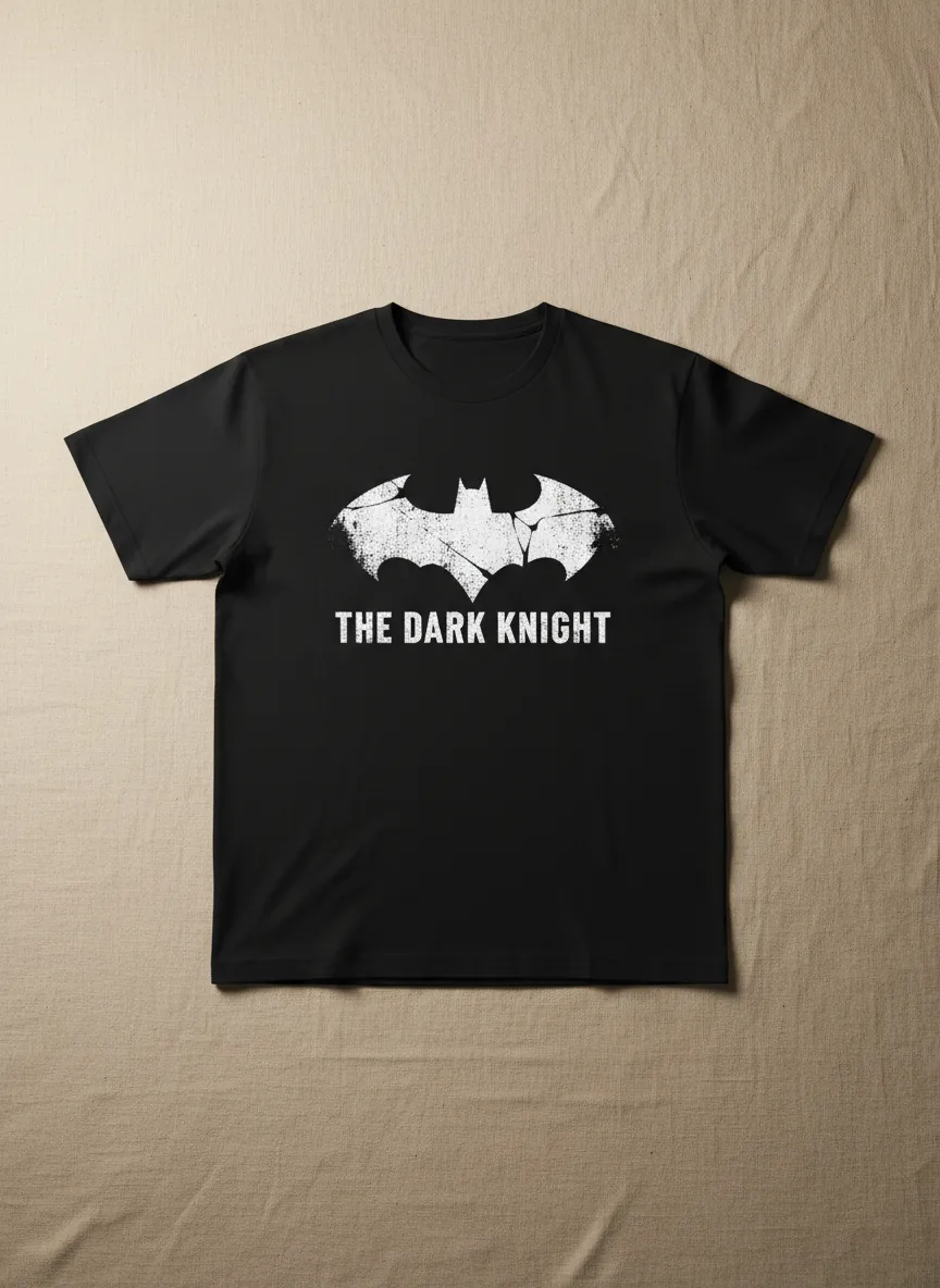 Dark Knight Tee Detail