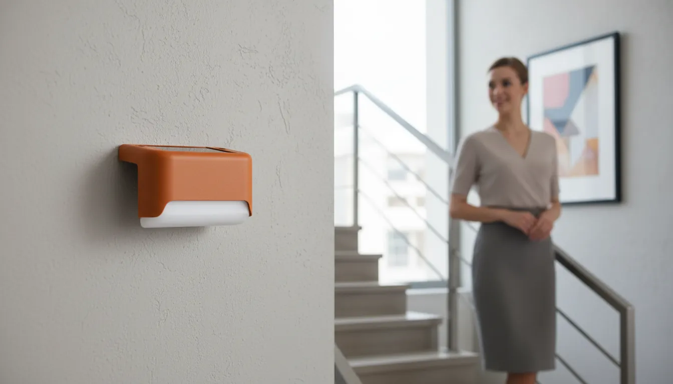 Staircase Wall-Lamp in Modern Home