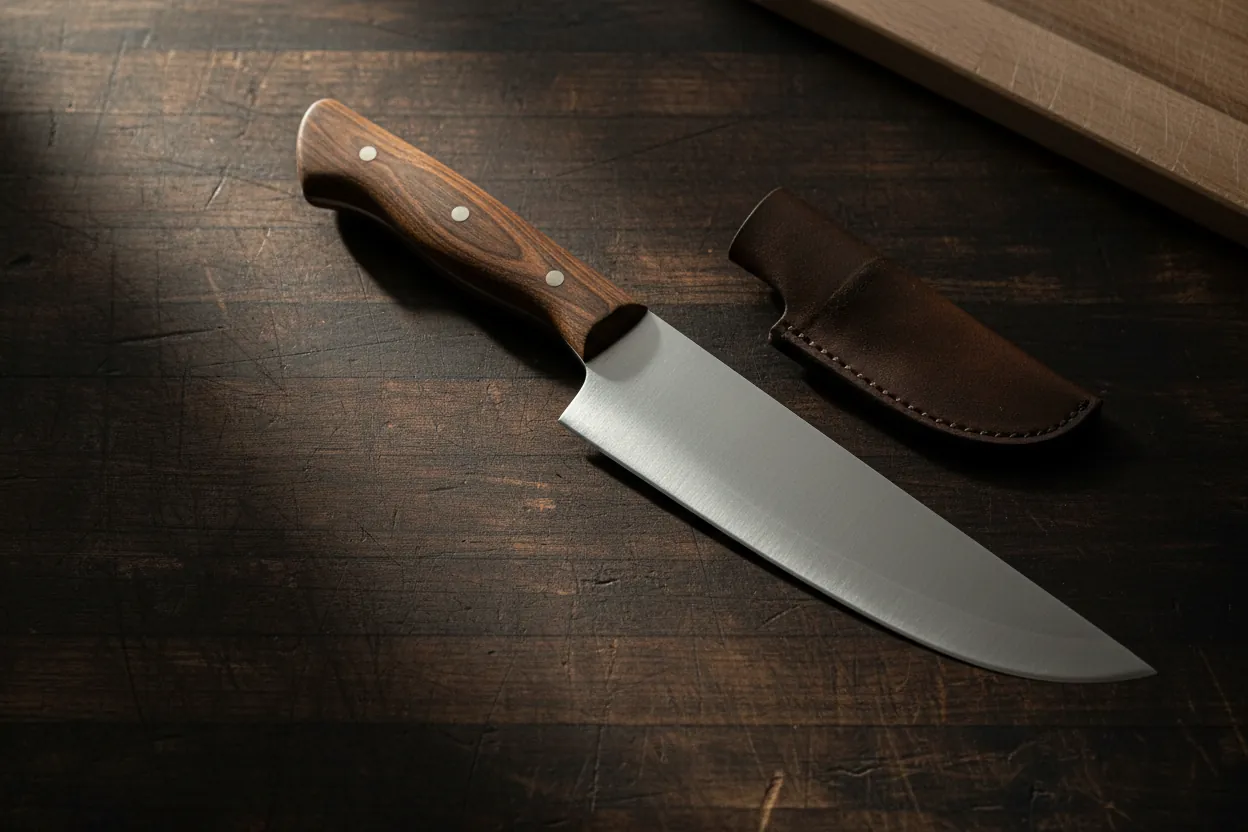 Blade edge close-up