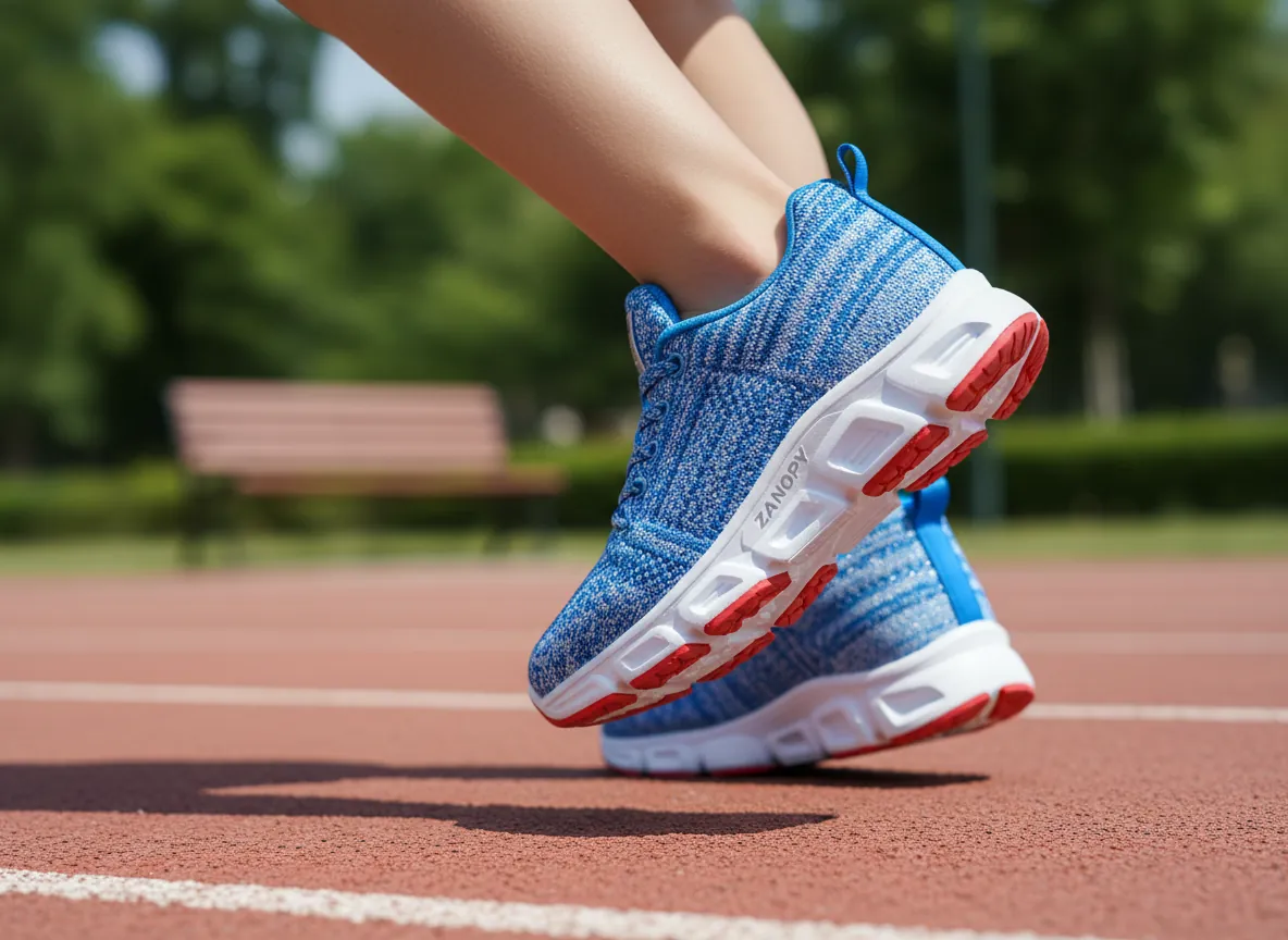 Heavy traditional running shoe