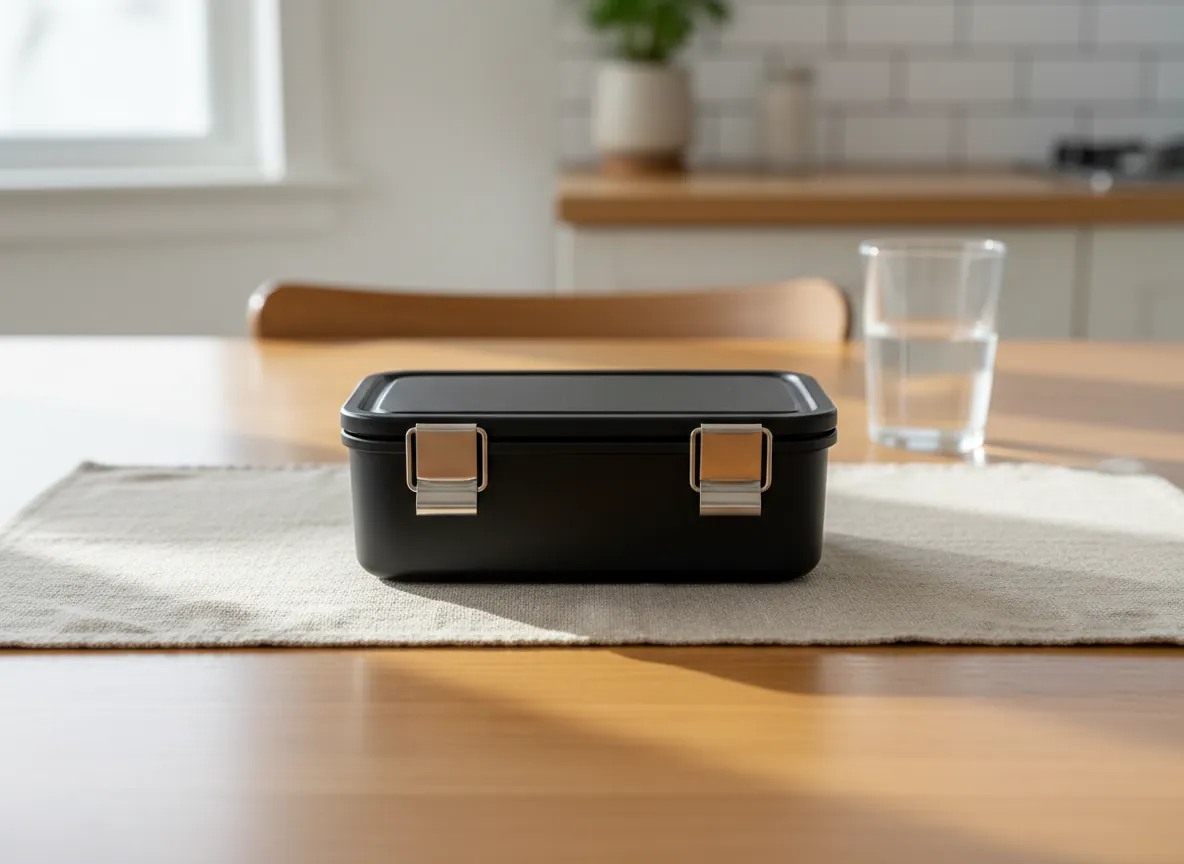 Bento Box with steam rising