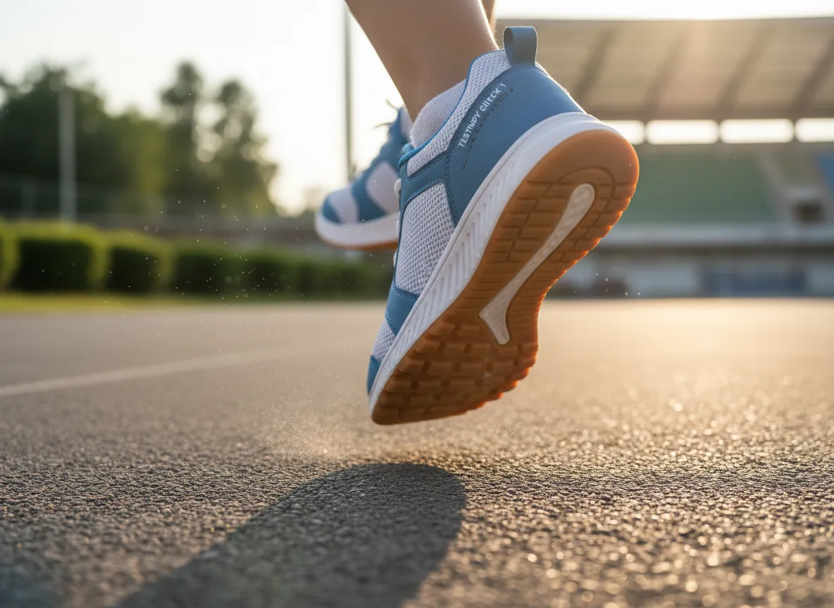 Runner in action