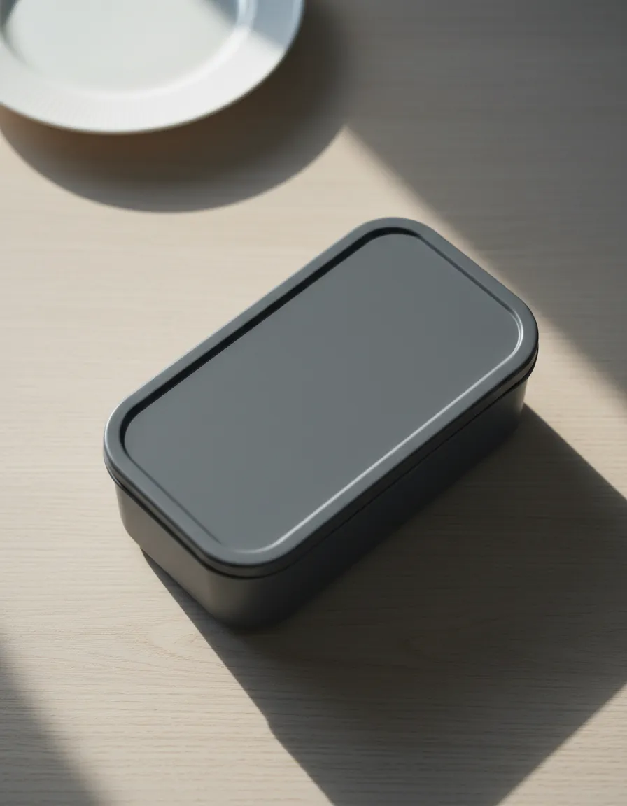 Colorful Bento Box with Hot Food