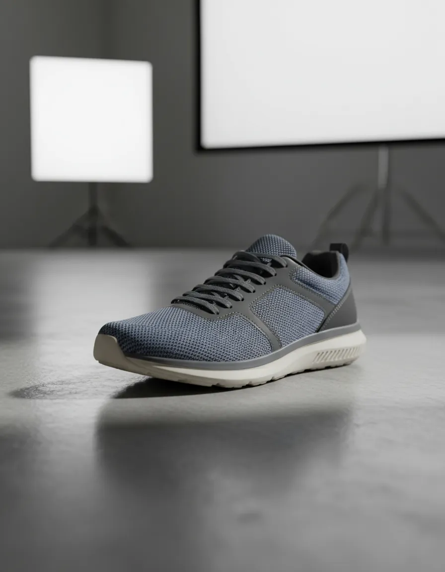 Runner in park at sunrise