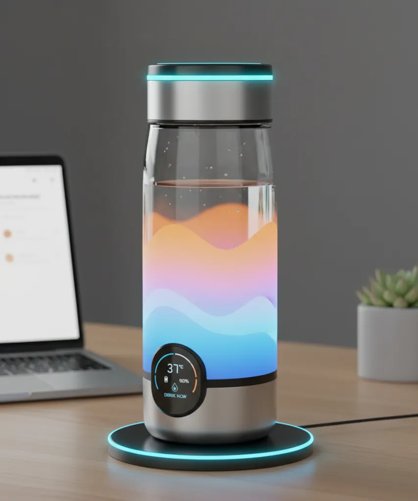 Smart LED Water Bottle - Hero Image