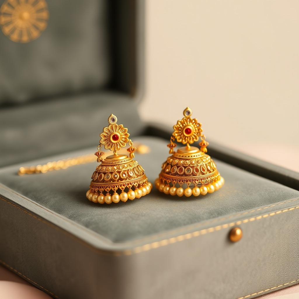 Top 10 Gold Jhumka Designs for 2024