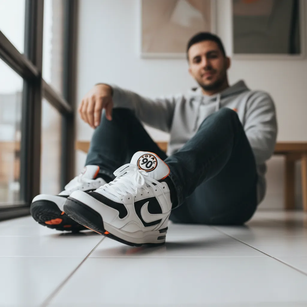 Nike Total 90 Premium in Classic White colorway