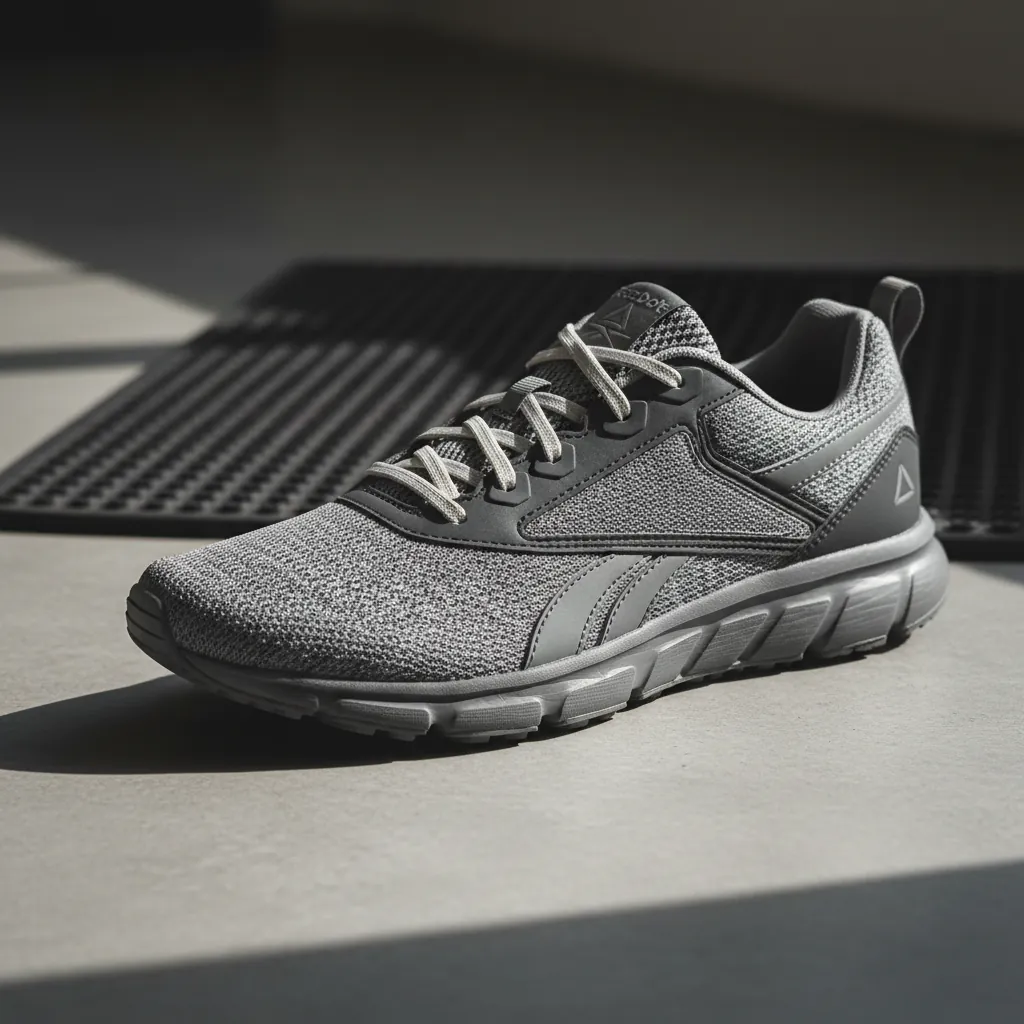 Runner wearing Reebok Voyager