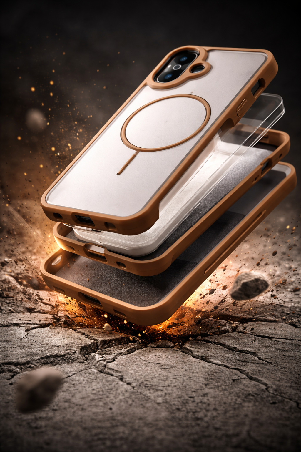 Case protection cross-section