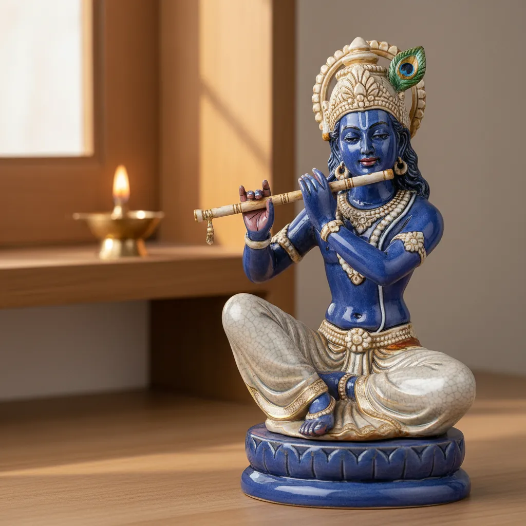 Radhe Krishna Statue View 4