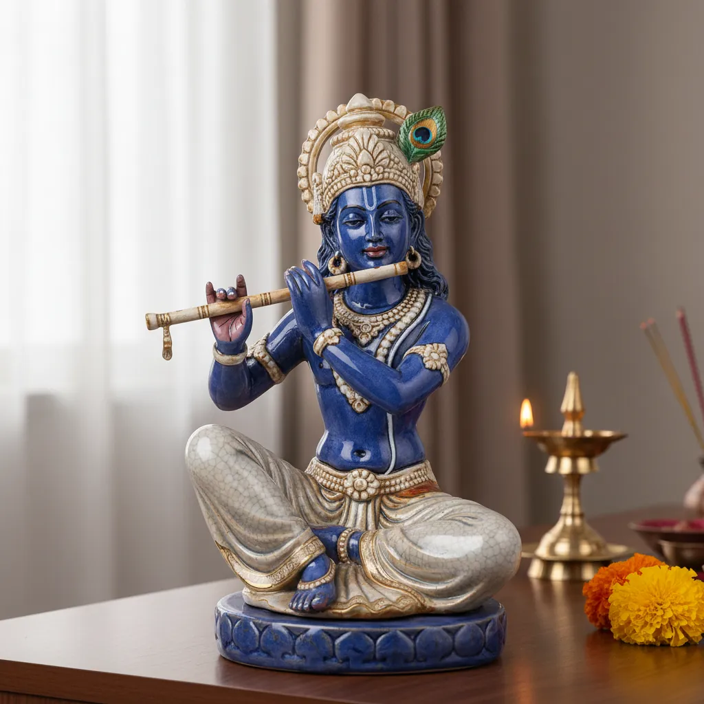 Radhe Krishna Statue View 5