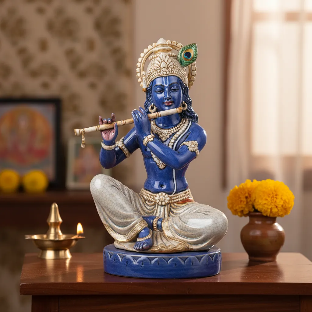 Radhe Krishna Statue View 8