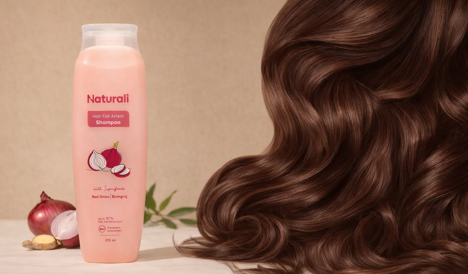 Woman with healthy, voluminous hair