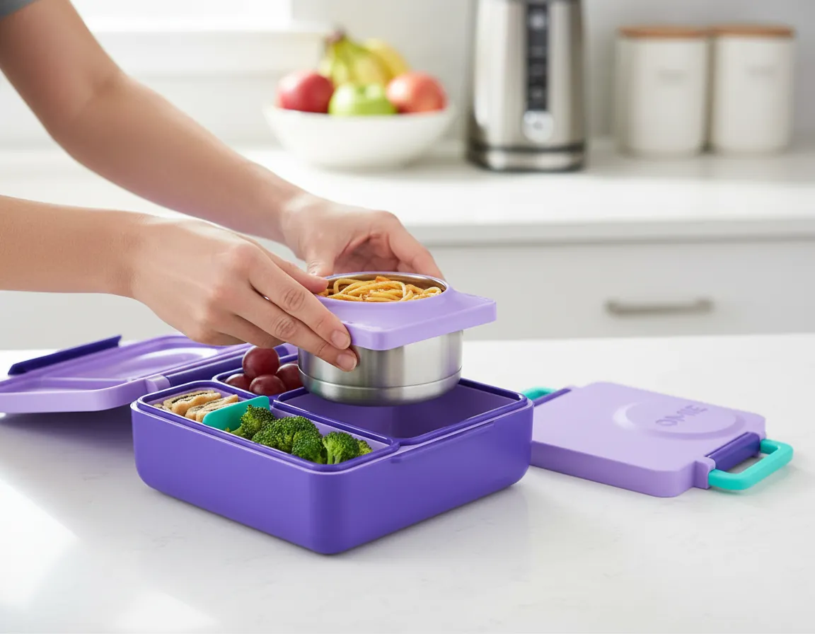 Bento Box demonstrating heat retention