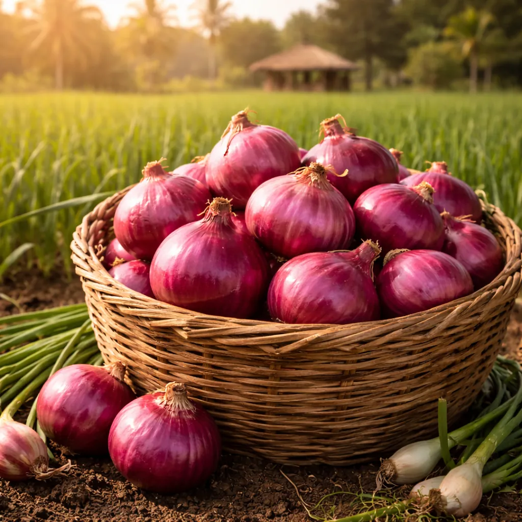 Red onion extract for hair care