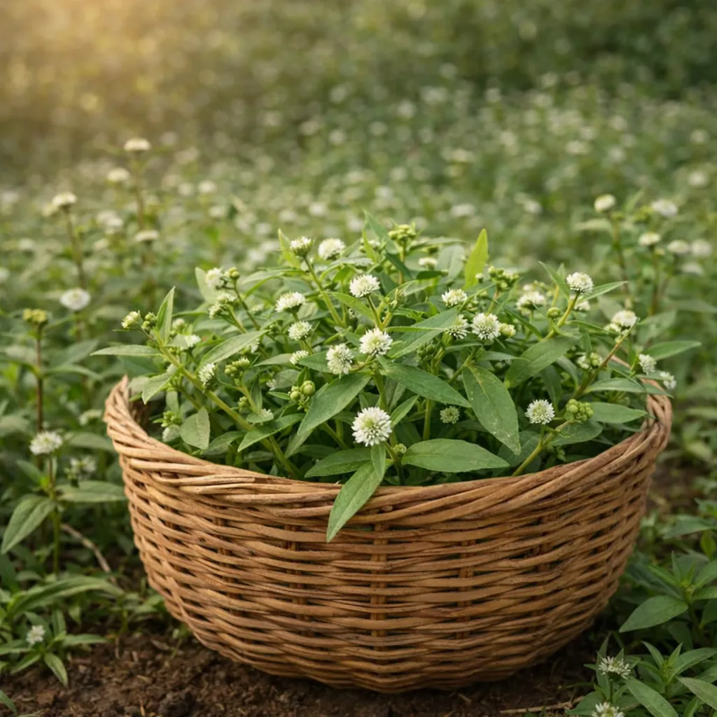 Bhringraj leaf extract for hair strength