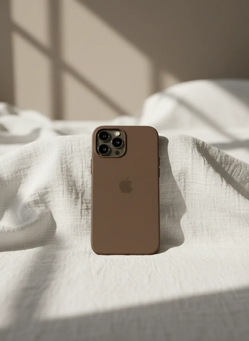 KYRON Brown Matte Case for Apple iPhone 17